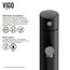 Noma Single Handle Bathroom Faucet (Matte Black), VG01009MB