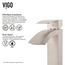 Satro Single Handle Bathroom Faucet (Brushed Nickel), VG01015BN