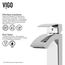 Satro Single Handle Bathroom Faucet (Chrome), VG01015CH