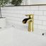 Paloma Single Handle Bathroom Faucet (Matte Brushed Gold), VG01041MG