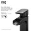 Ileana Single Handle Bathroom Faucet (Matte Black), VG01042MB