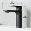 Davidson Single Handle Bathroom Faucet (Matte Black), VG01043MB