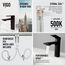 Davidson Single Handle Bathroom Faucet (Matte Black), VG01043MB