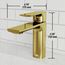 Davidson Single Handle Bathroom Faucet (Matte Brushed Gold), VG01043MG