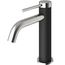 Madison Single Handle Bathroom Faucet (Brushed Nickel/Carbon Fiber), VG01044BN