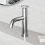 Cass Single Handle Bathroom Faucet, Top-Mounted Handle (Brushed Nickel), VG01046BN