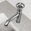 Cass Single Handle Bathroom Faucet, Top-Mounted Handle (Chrome), VG01046CH