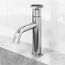Ruxton Single Handle Bathroom Faucet, Top-Mounted Handle (Chrome), VG01050CH