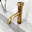 Ruxton Single Handle Bathroom Faucet, Top-Mounted Handle (Matte Brushed Gold), VG01050MG