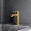 Jewel Single Handle Bathroom Faucet (Matte Brushed Gold), VG01055MG