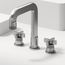 Wythe Two Handle Widespread Bathroom Faucet, Cross-Shaped Handles (Brushed Nickel), VG01302BN