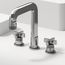 Wythe Two Handle Widespread Bathroom Faucet, Cross-Shaped Handles (Chrome), VG01302CH