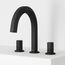 Hart Two Handle Widespread Bathroom Faucet, Hexagonal Spout (Matte Black), VG01303MB