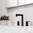 Sterling Two Handle Widespread Bathroom Faucet (Matte Black), VG01304MB