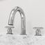 Wythe Two Handle Widespread Bathroom Faucet, Knob Handles (Chrome), VG01306CH