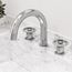 Wythe Two Handle Widespread Bathroom Faucet, Knob Handles (Chrome), VG01306CH