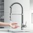 Edison Single Handle Pull-Down Sprayer Kitchen Faucet w/ Touchless Sensor (Chrome), VG02001CHS