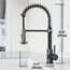 Edison Single Handle Pull-Down Sprayer Kitchen Faucet (Graphite Black), VG02001GB