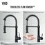 Edison Single Handle Pull-Down Sprayer Kitchen Faucet w/ Touchless Sensor (Matte Black), VG02001MBS