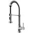 Edison Single Handle Pull-Down Sprayer Kitchen Faucet w/ Touchless Sensor (Stainless Steel), VG02001STS