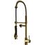 Zurich Single Handle Pull-Down Sprayer Kitchen Faucet (Matte Brushed Gold), VG02007MG