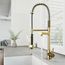 Zurich Single Handle Pull-Down Sprayer Kitchen Faucet (Matte Brushed Gold), VG02007MG