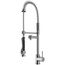 Zurich Single Handle Pull-Down Sprayer Kitchen Faucet (Stainless Steel), VG02007ST