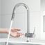 Gramercy Single Handle Pull-Down Sprayer Kitchen Faucet w/ Touchless Sensor (Chrome), VG02008CHS