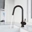 Gramercy Single Handle Pull-Down Spout Kitchen Faucet (Matte Black), VG02008MB