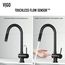 Gramercy Single Handle Pull-Down Sprayer Kitchen Faucet w/ Touchless Sensor (Matte Black), VG02008MBS