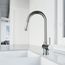 Gramercy Single Handle Pull-Down Spout Kitchen Faucet (Stainless Steel), VG02008ST