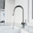 Gramercy Single Handle Pull-Down Spout Kitchen Faucet (Stainless Steel), VG02008ST