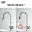 Gramercy Single Handle Pull-Down Sprayer Kitchen Faucet with Touchless Sensor (Stainless Steel), VG02008STS