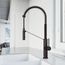 Livingston Single Handle Pull-Down Sprayer Kitchen Faucet (Matte Black), VG02027MB