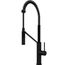 Livingston Single Handle Pull-Down Sprayer Kitchen Faucet (Matte Black), VG02027MB