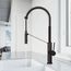 Livingston Single Handle Pull-Down Sprayer Kitchen Faucet (Matte Black), VG02027MB