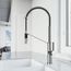 Livingston Single Handle Pull-Down Sprayer Kitchen Faucet (Stainless Steel), VG02027ST