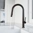 Greenwich Single Handle Pull-Down Sprayer Kitchen Faucet (Matte Black), VG02029MB