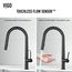 Greenwich Single Handle Pull-Down Sprayer Kitchen Faucet w/ Touchless Sensor (Matte Black), VG02029MBS