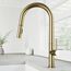 Greenwich Single Handle Pull-Down Sprayer Kitchen Faucet (Matte Brushed Gold), VG02029MG
