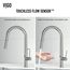 Greenwich Single Handle Pull-Down Sprayer Kitchen Faucet w/ Touchless Sensor (Stainless Steel), VG02029STS