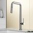 Parsons Single Handle Pull-Down Sprayer Kitchen Faucet (Stainless Steel), VG02031ST