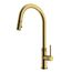 Bristol Single Handle Pull-Down Sprayer Kitchen Faucet (Matte Brushed Gold), VG02033MG