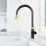 Bristol Single Handle Pull-Down Sprayer Kitchen Faucet (Matte Brushed Gold/Matte Black), VG02033MGMB