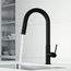 Hart Hexad Single Handle Pull-Down Spout Kitchen Faucet (Matte Black), VG02034MB
