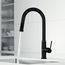 Hart Arched Single Handle Pull-Down Spout Kitchen Faucet (Matte Black), VG02035MB