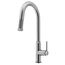 Hart Arched Single Handle Pull-Down Spout Kitchen Faucet (Stainless Steel), VG02035ST