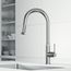 Hart Arched Single Handle Pull-Down Spout Kitchen Faucet (Stainless Steel), VG02035ST