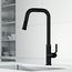 Hart Angular Single Handle Pull-Down Spout Kitchen Faucet (Matte Black), VG02036MB