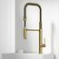 Sterling Single Handle Pull-Down Sprayer Kitchen Faucet (Matte Brushed Gold), VG02037MG